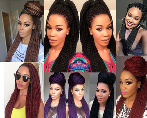 Trenzas <span class=keywords><strong>de</strong></span> ganchillo L-Part <span class=keywords><strong>de</strong></span> doble trama al por mayor |   Extensiones <span class=keywords><strong>de</strong></span> Cabello Naturales y Voluminosas <span class=keywords><strong>de</strong></span> 2 Hilos, Fáciles <span class=keywords><strong>de</strong></span> Usar - Product Image 6