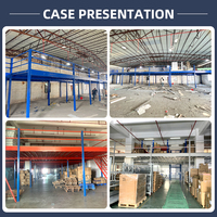 Plateforme de mezzanine industrielle à plusieurs niveaux en acier, type vertical, protection ESD, capacité de charge 500 kg/m², assemblage par emplacement de cartes