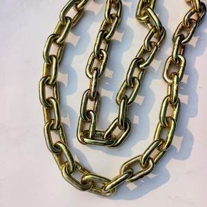 Оцинкованная сварная цепь класса 70, натяжитель-трещотка 5/16 дюйма, 3/8 дюйма, цепь передачи G43 G30 с крюками-захватами - Product Image 2