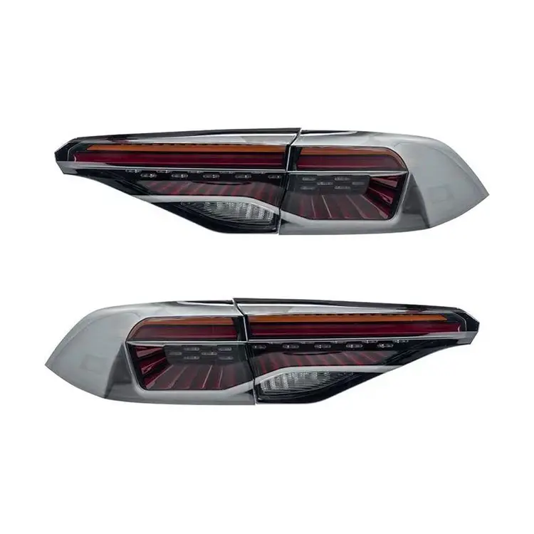 Auto Parts Modified Car Smoked Red Led Tail Lights Rear Lamp For Toyota Corolla 2019 - 2020
