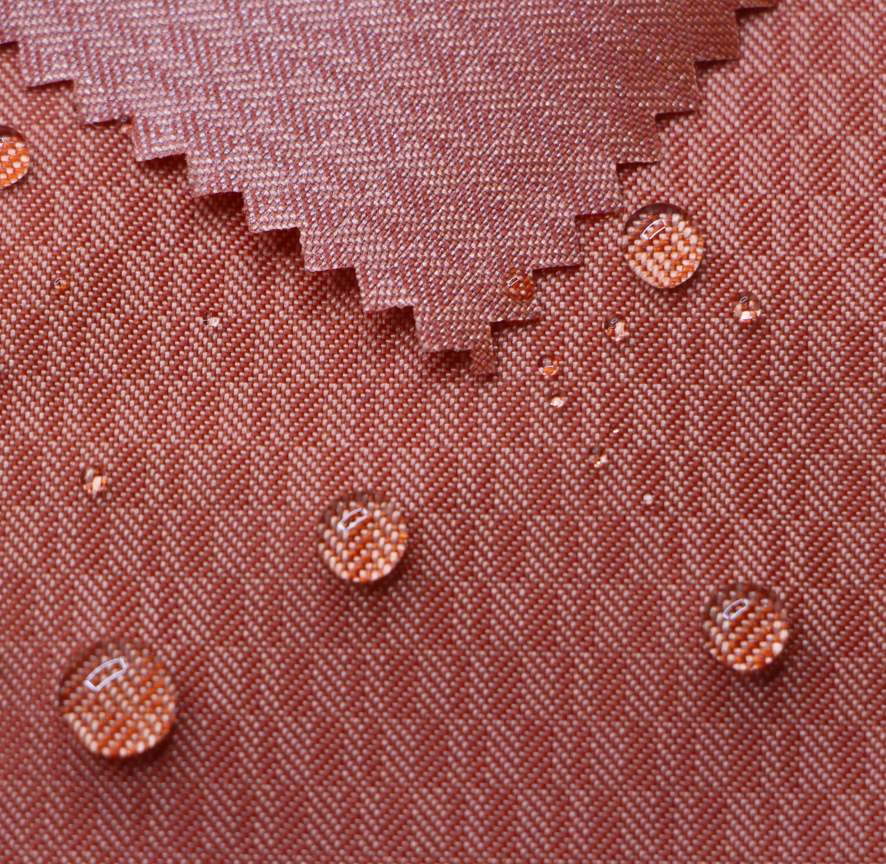 Waterproof 210D Nylon Two Tone square Grid Oxford Fabric