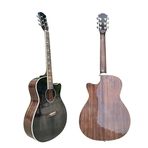 Brand Blackburst Handmade Solid Spruce <b>Top</b> Size Steel <b>String</b> Acoustic Guitar with Glossy - Product Image 1