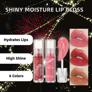 MLM Wholesale Long Lasting Moisturizing Vegan Liquid <b>Lip</b> Gloss Marble Grain Packaging Six Colors <b>Lip</b> Glaze liquid <b>lip</b> gloss - Product Image 2