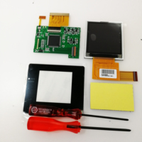 Écran LCD couleur haute luminosité pour console Nintendo Gameboy, Kit de Modification, 5 Segments, luminosité réglable