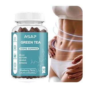 Extrait de thé vert naturel OEM Gummies Complément alimentaire détox gras Gummies au thé vert - Product Image 1