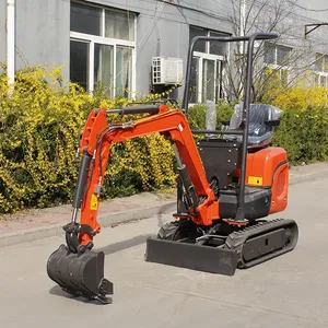 Mini-excavatrice sur chenilles <span class=keywords><strong>Rhino</strong></span> 1 tonne haute performance XN12 avec pompe moteur et engrenage - Prix bas à vendre - Product Image 4