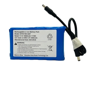 Batterie Li-ion Personalizzate DTP, Pacchi 3S 21700-3S2P 11.1V 10000mAh 111Wh, Pacco <span class=keywords><strong>Batteria</strong></span> Ricaricabile agli Ioni di Litio con PCB*BMS - Product Image 1