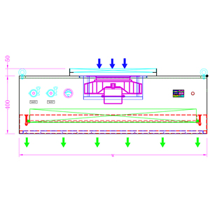Industrie biologique en acier inoxydable vertical/sortie de poussière <span class=keywords><strong>PAO</strong></span> et capot laminaire d'inspection DOP - Product Image 3