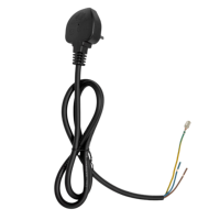 Cable de Alimentación Argentino de 2 Pines IEC C13 con Certificación IRAM H05VV-F para Computadora, Monitor, TV, Servidor, Impresora, UPS, Cable de Repuesto al por Mayor
