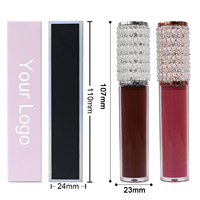 Ensemble de gloss à lèvres liquides minéraux à base de plantes, 64 couleurs, mat/pailleté/brillant, imperméable, hydratant, haute pigmentation, longue tenue