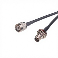 Kabel Jumper RG58 TNC Male Plug ke TNC Female Bulkhead Extension Cable Kabel Koaksial Low Loss 1M 3M 5M