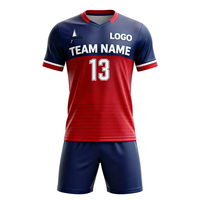 Ruiwo OEM kustom sublimasi cetak seragam sepak bola penuh kustom latihan antik seragam sepak bola Set Jersey
