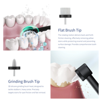 Brosse à dents électrique rotative rechargeable ODM/OEM à tête rotative pour un nettoyage en profondeur et un blanchiment des dents