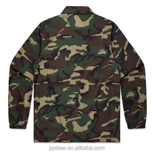 Low Price OEM Quality <b>Men</b> Camouflage Print Nylon <b>Jackets</b> Button up - Product Image 6