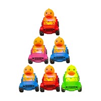 Canard de bain écologique en gros pour bébés, jouet flottant personnalisé en caoutchouc jaune, mini canard de salle de bain fantaisie pour garçons et filles