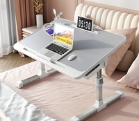 Nuevo Escritorio de Computadora Multifuncional con Altura Ajustable, Mesa Plegable Portátil de Aleación de Aluminio para Computadora Portátil para Cama KC-T0905