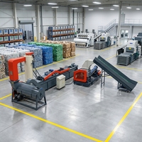 Ligne de recyclage et de lavage du plastique, machine de centrifugation, sécheuse de plastique PET/PP, machine de déshydratation/machine de séchage de film plastique