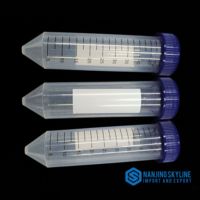 Tube de centrifugation conique de 50 ml avec bouchon à vis, tube en plastique gradué pour la recherche clinique