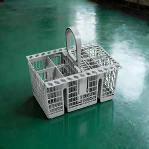 خدمة تصنيع قطع بلاستيكية بالحقن حسب الطلب من شركة HYM OEM، سلة أدوات المائدة لغسالة الأطباق من البلاستيك ABS والبولي كربونات - Product Image 1