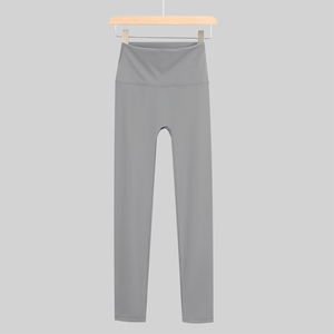 Pantalones de Yoga de Cintura Alta de Alta Calidad para Mujer, Leggings Deportivos para Correr y Gimnasio con Logotipo Personalizado, Hechos de Spandex/Nylon, Cintura Elástica Sólida - Product Image 1