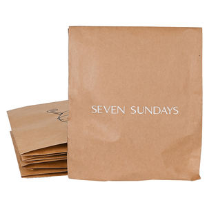 ถุงกระดาษคราฟท์ปิดผนึกแบบย่อยสลายได้ถุงผ้าโพลีเมลเลอร์แบบย่อยสลายได้ถุงงานฝีมือที่เป็นมิตรต่อสิ่งแวดล้อมสำหรับบรรจุเสื้อผ้า - Product Image 5
