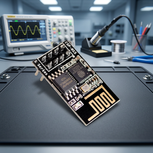 โมดูลไวไฟ ESP-01S ระดับอุตสาหกรรม ใช้พลังงานต่ำ ไร้สาย รองรับโปรโตคอล IEEE 802.11n สูงสุด 300Mbps จากประเทศจีน - Product Image 3