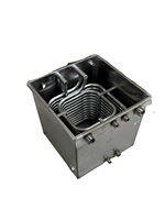 Réservoir d'eau et évaporateur à serpentin en acier inoxydable SS304 pour refroidisseurs industriels, modèles personnalisables 3P-60P