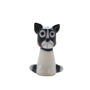 Adorables Ornements Animaux (Teddy, Corgi, Chiot, Chaton, Ours) Créatifs pour la Maison, Artisanat <span class=keywords><strong>en</strong></span> <span class=keywords><strong>Verre</strong></span> <span class=keywords><strong>Soufflé</strong></span> de Dessin Animé, Mini Décorations de Table - Product Image 5