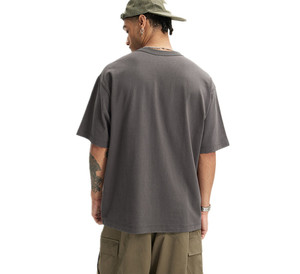 เสื้อยืดผ้าคอตตอนถักสำหรับผู้ชายขนาดใหญ่พิเศษใส่สบายมีกระเป๋าหน้าอกระบายอากาศได้ดีเป็นมิตรกับสิ่งแวดล้อมดีไซน์คลาสสิก - Product Image 6