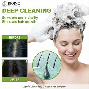 Barra de Champú Anticaída con Jengibre, Jabón Calmante para el Cuero Cabelludo con Artemisia, Barra Limpiadora Capilar Natural con Bayas de Jabón para Reparación del Cabello Fino - Product Image 4