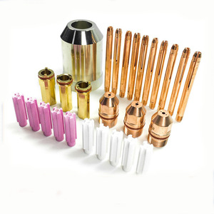 ปืนเชื่อมพลาสม่า Huakuan Hengshi 400A/500A พร้อมชุดระบายความร้อนด้วยน้ำ หัวเชื่อม หัวฉีด ทังสเตน แคลมป์ ปลอกจัดตำแหน่ง และปลอกพลาสม่า - Product Image 1