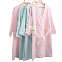 Peignoir de Bain en Bambou et Éponge Peluche Blanche pour Femme – Prix Usine et Vente en Gros