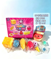 Lot de 9 jouets squishy en forme d'aliments variés, à remontée lente, sensoriels, anti-stress, jouets de décompression, boîte cadeau, vente en gros
