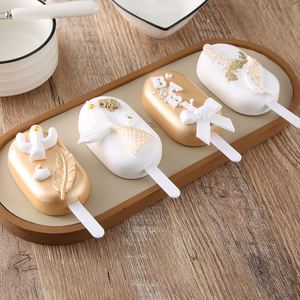 Bâtonnets en plastique colorés Wj23 pour gâteaux et glaces, adaptés aux palettes à glace en acrylique - Product Image 5