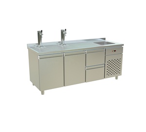 Refrigerador Dispensador de Cerveza para Pub, de Acero Inoxidable, Enfriador de Cerveza Comercial, Refrigerador Bajo Barra - Product Image 1