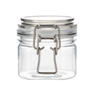 BPA Free 200ml Flip Top PET <b>Jar</b> Food Grade Clear <b>Plastic</b> Canister for Nuts Candy Spices - Product Image 6