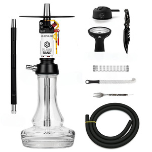 Set de Regalo de <span class=keywords><strong>Cachimba</strong></span> Estilo <span class=keywords><strong>Granada</strong></span> de Humo Rusa con Espejo, <span class=keywords><strong>Cachimba</strong></span> de Acero Inoxidable de un Solo Tubo con Botella de Vidrio para Shisha - Product Image 4