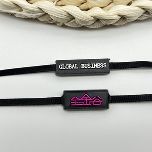 Custom Luxury Round Hangtag Rope Polyester <b>String</b> Product Seal Metal Head Security Seal Hang Tag <b>String</b> for Clothing <b>Bags</b> - Product Image 6