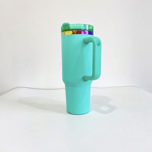 Botella de Agua Deportiva para Exteriores, Libre de BPA, de Acero Inoxidable con Recubrimiento Arcoíris, 40 oz, Lista para Enviar - Product Image 3