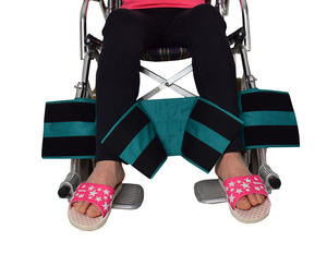 Sangle de pied en nylon pour harnais de fauteuil roulant Retenue de siège de prévention des chutes antidérapante pour fournitures de thérapie de rééducation en fauteuil roulant - Product Image 3