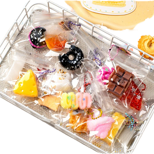 Porte-clés Squishy Miniature en Forme de Sac Alimentaire, Jouet à Presser Réaliste (Collations et Boissons), en TPR Souple, Jouet Anti-stress à Effet 'Booger', Décoration de Sac, Unisexe 14+ - Product Image 1