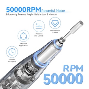 Taladro de Uñas Profesional: Taladro de Uñas PRO de 50000 RPM - Modelo 2024, Eliminación Increíblemente Rápida de Cualquier Uña Acrílica - Product Image 5