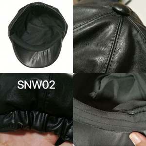 Béret en cuir PU pour femme, idéal pour l'automne et l'hiver, parfait pour le sport, la pêche et les activités de plein air – Vente chaude en stock - Product Image 3