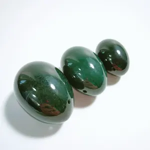 Bán Đá Quý Tình Dục Đánh Thức Đồ Chơi Tình Dục Nephrite Jade Yoni Trứng Gia Chứng Nhận Trứng Bán Buôn Đá Quý Tự Nhiên