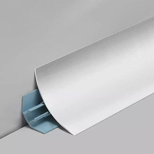 <span class=keywords><strong>Plinthe</strong></span> anti-corrosion en forme d'arc pour coins d'atelier de purification, série 6000, en alliage d'aluminium, service de <span class=keywords><strong>découpe</strong></span> disponible - Product Image 1