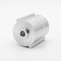 Profilé d'extrusion en aluminium avec revêtement en poudre personnalisé, usinage CNC de haute précision, boîtier de moteur sans balais anodisé