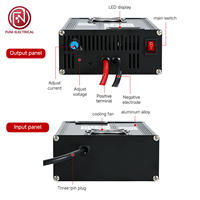 Chargeur de batterie au lithium 600W 14.6V 30A, chargeur de batterie LiFePO4 4S, alimentation à charge rapide pour camping-car et bateau