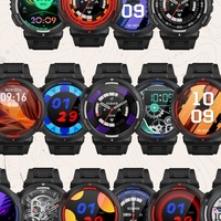 Reloj inteligente clásico KT75 para hombres con luz GPS Deportes Salud Ritmo cardíaco Impermeable BT Llamada y brújula Respuesta Llamada Características Reloj