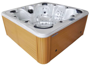 Baignoire <span class=keywords><strong>Jacuzzi</strong></span> Rectangulaire de Luxe en Acrylique pour 2 Personnes, Bain à Remous Autoportant avec Massage, pour Intérieur, Hôtel, Spa Extérieur - Product Image 2