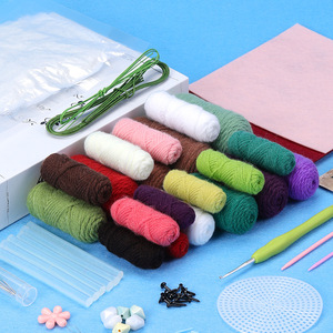 Kit de Ganchillo DIY de 3 Estilos: Monstruos Divertidos, Suculentas, <span class=keywords><strong>Cactus</strong></span> Extraños y Trampas de Moscas de Venus. Paquete Completo de Materiales de Tejido con Hilos y Herramientas, Ideal como Regalo Decorativo. - Product Image 5